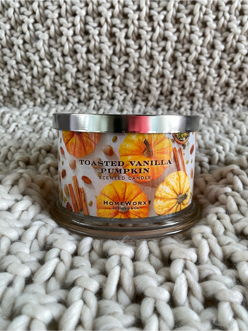Homeworx Toasted Vanilla Pumpkin Scented Candle